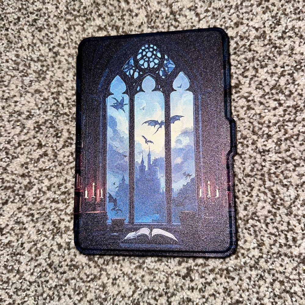 Fantasy Kindle Paperwhite Magnetic Case with Built-In Strap 7th Gen